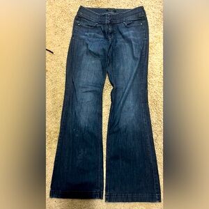 White House Black Market wide leg jeans size 4